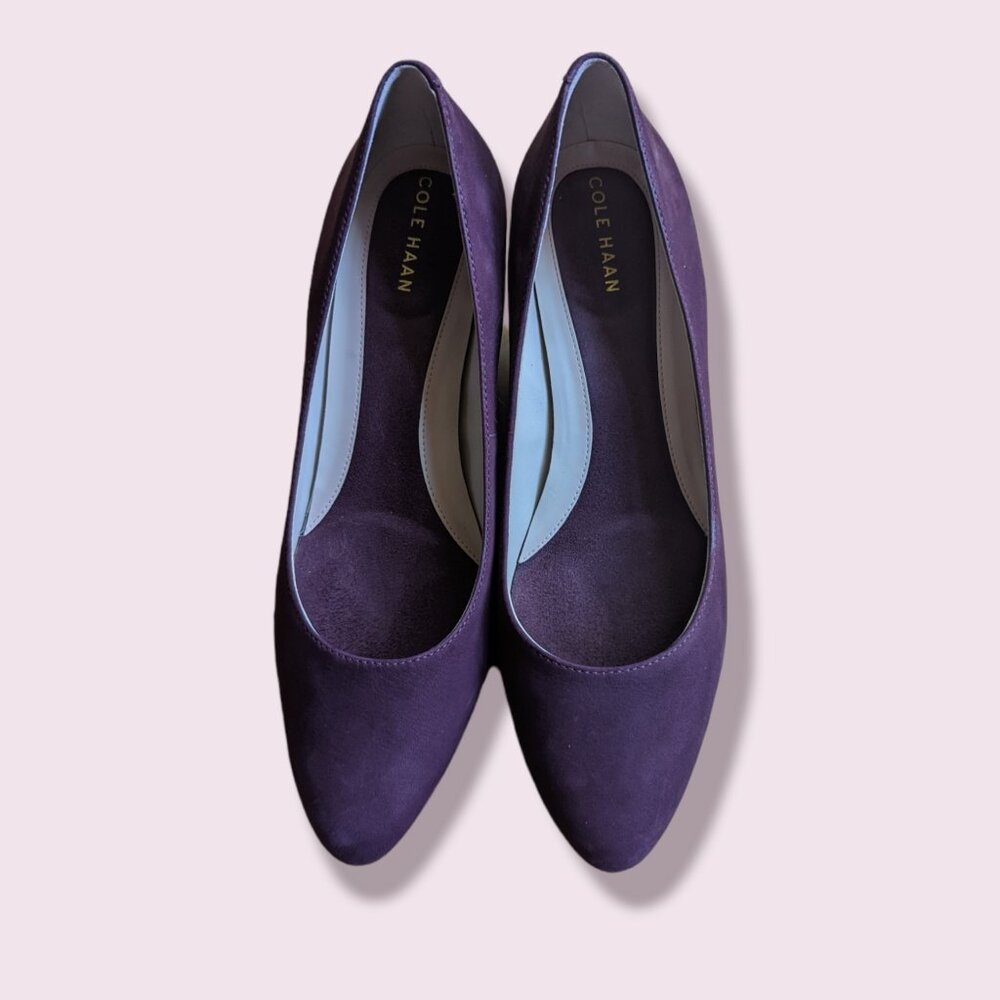 Cole Haan Wine Red Purple Wedges 6.5